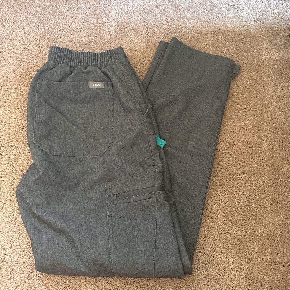 Graphite figs pants